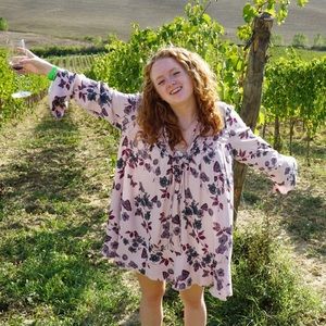 Long sleeve free people dress.